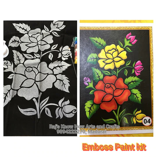 Emboss painting kit KnowHowArtCraft