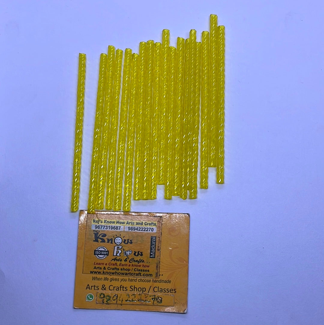 Purvi crystal  yellow 25pc