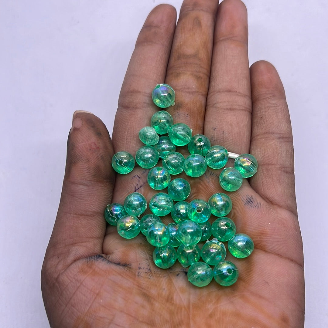 Crystal round beads 100g 1