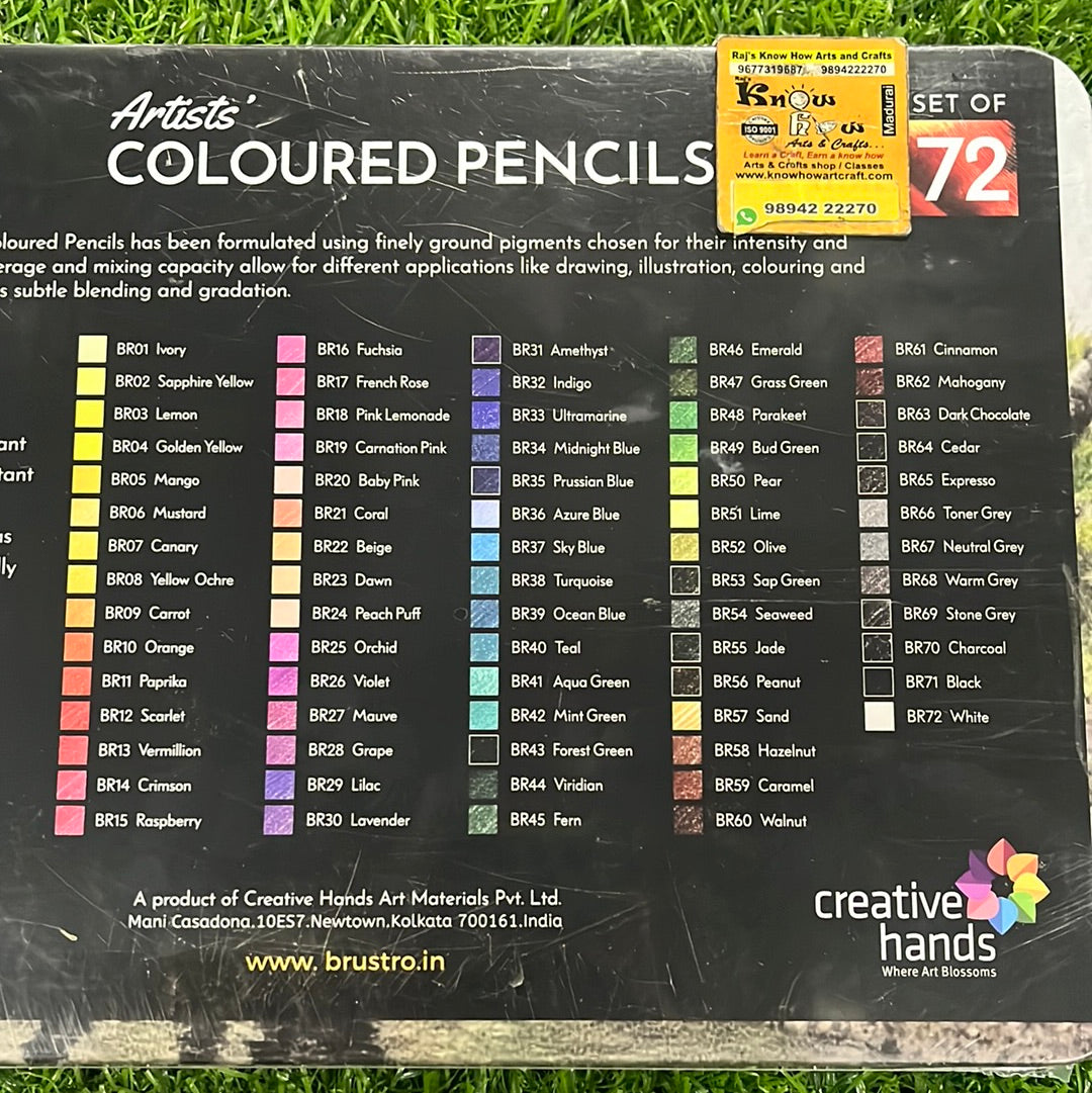 Brustro artist Coloured pencils 24 shades