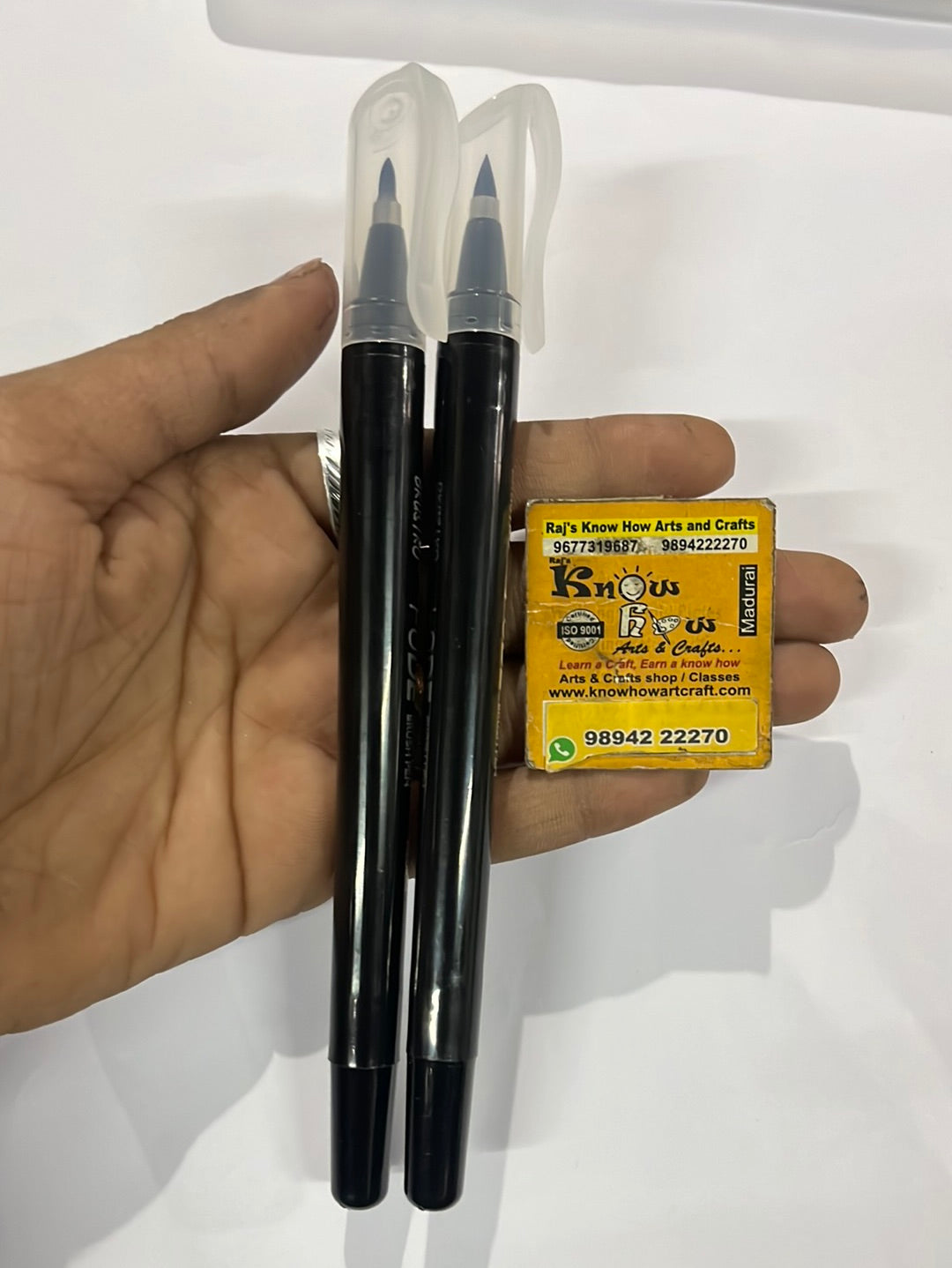Brustro Hard -Tip Brush pen - set of 4