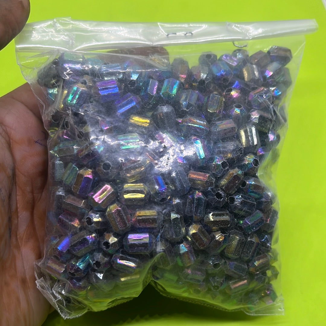 Crystal rainbow color beads 100g
