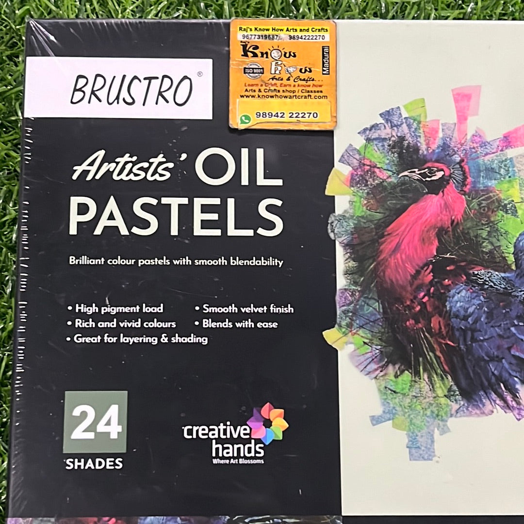 Brustro Artist Oil Pastels - 24shades
