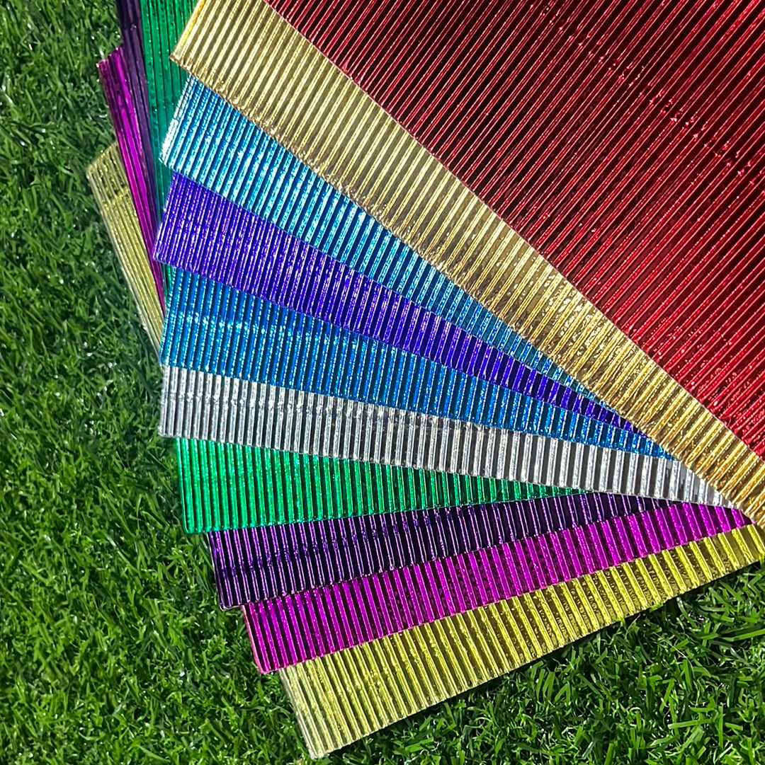 corrugated shining color paper   A4 sheet paper