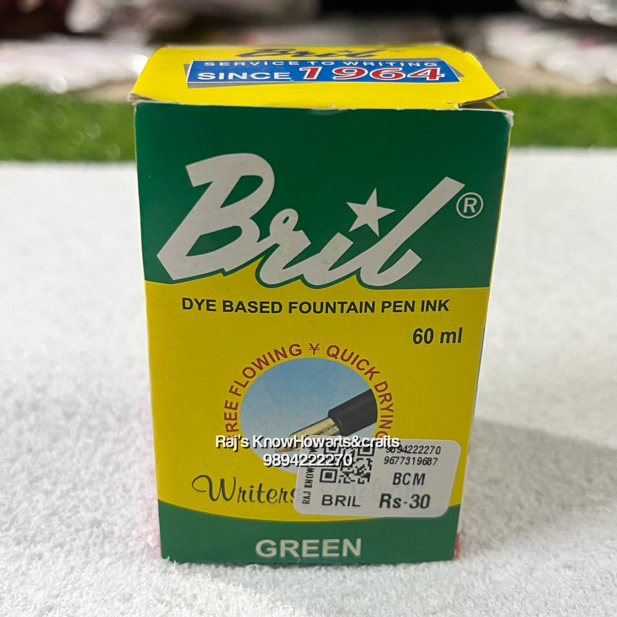 Bril ink Green 60ml – KnowHowArtCraft