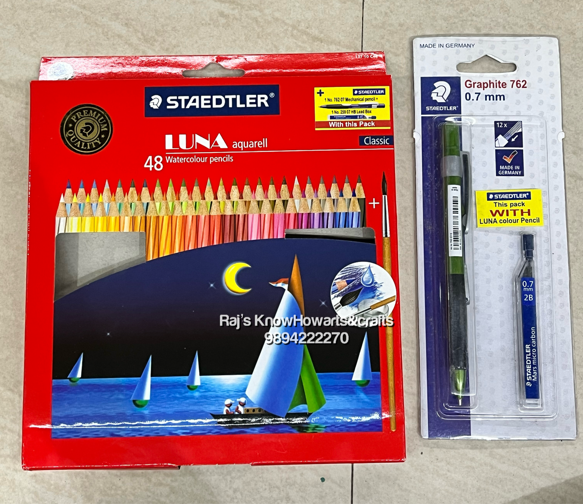 STAEDTLER 48 LUNA WATERCOLOUR PENCILS – KnowHowArtCraft