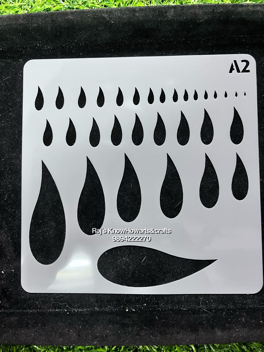 stencil shape template A2 – KnowHowArtCraft