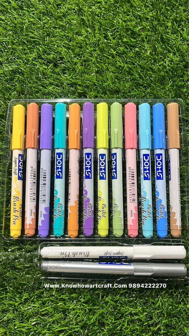 Doms brush pen pastel
