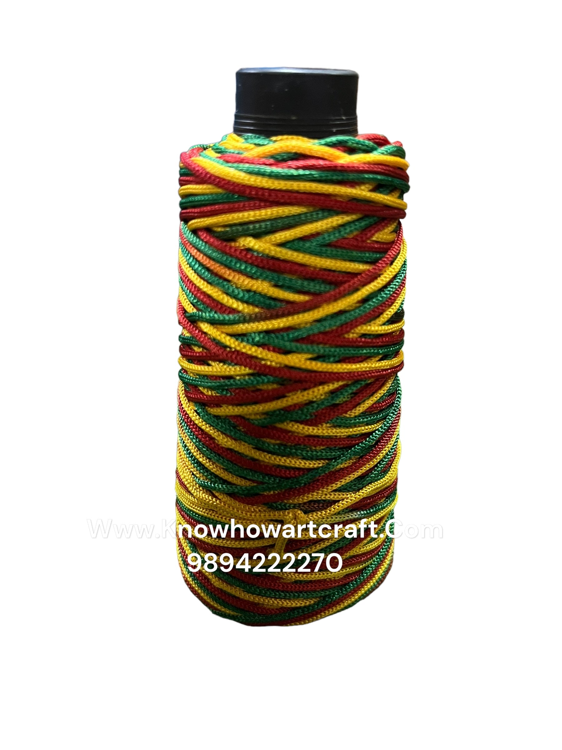 4mm multicolour cotton Chrochet thread