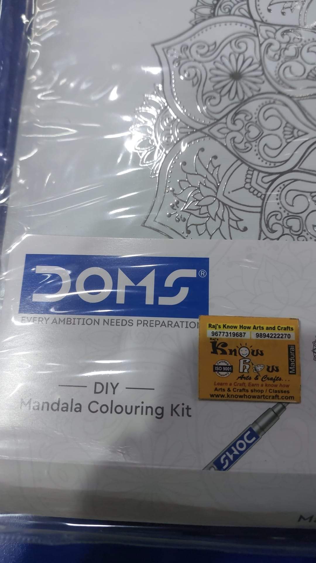 mandala coloring kit