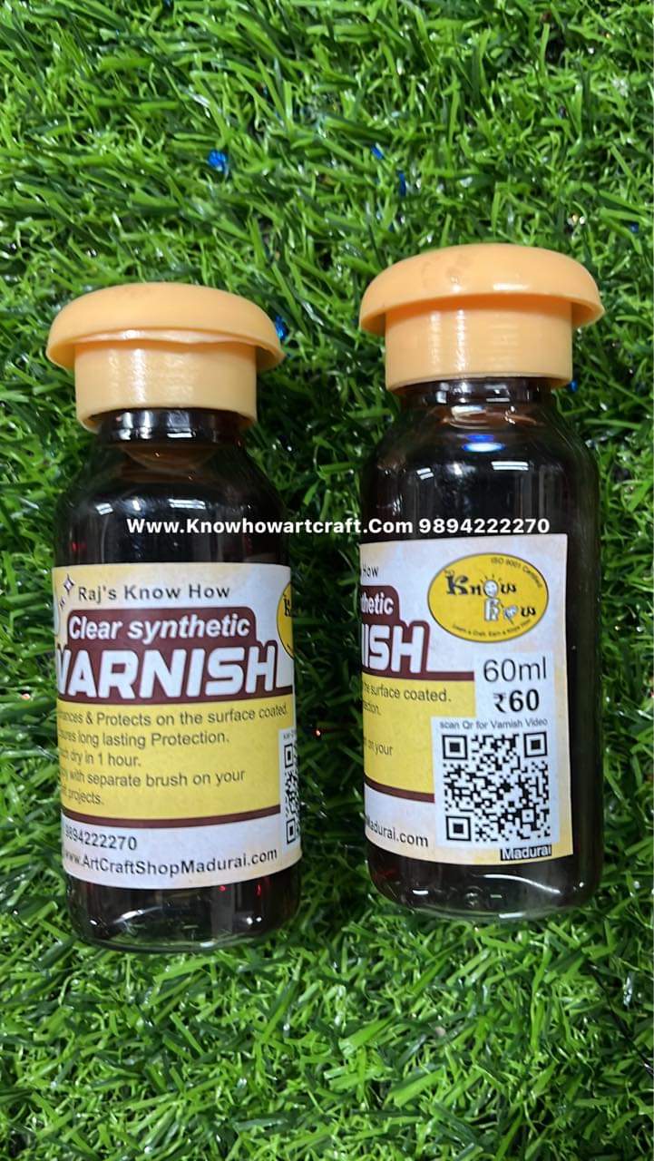 Synthetic varnish 60ml-1 bottle