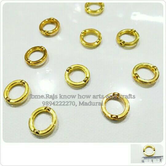 Dotted gold Ring-10 piece in a pack