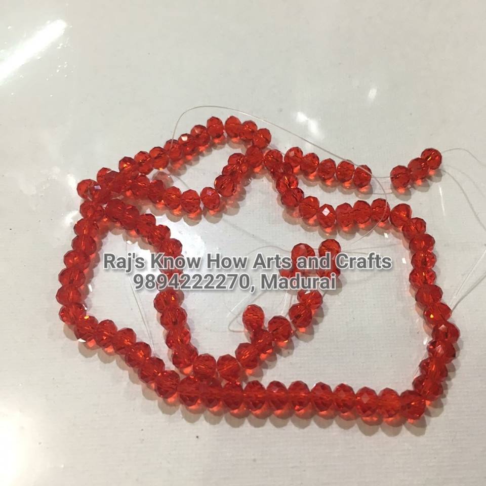 6mm Crystals beads-1 string
