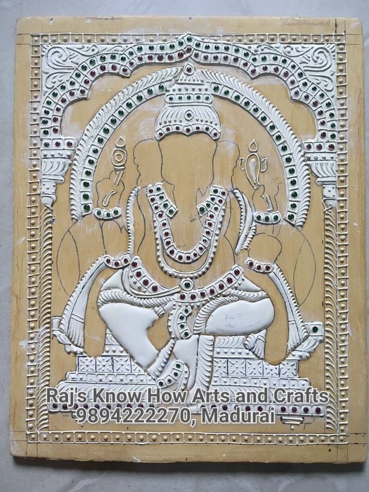 Tanjore Painting Colouring Kit KnowHowArtCraft