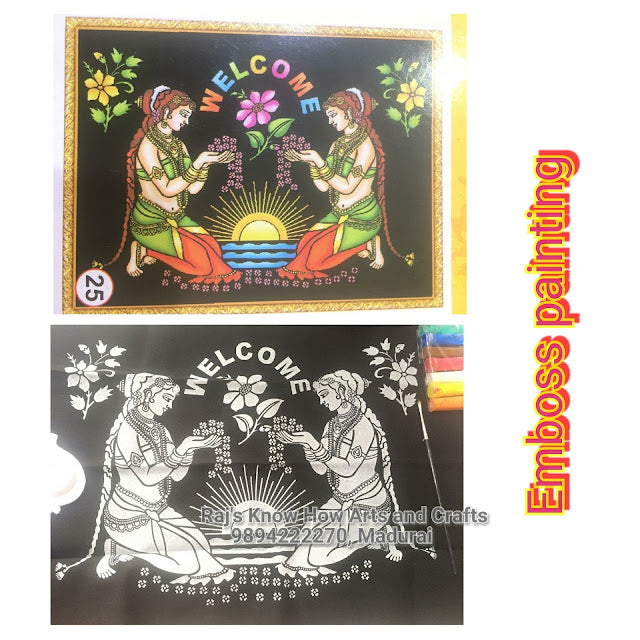 Emboss Painting Kit KnowHowArtCraft