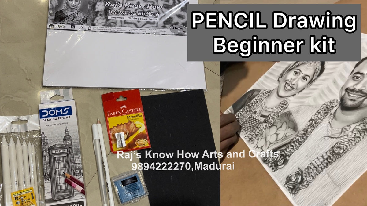 Pencil Shading Beginner kit – KnowHowArtCraft