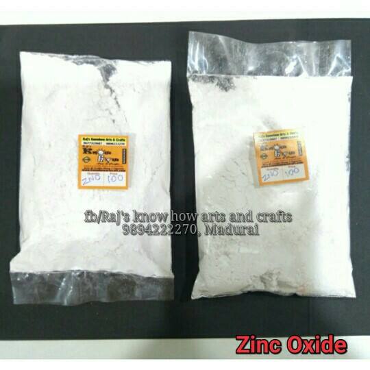 Zinc oxide used in various Craft purpose Available for sale in our art