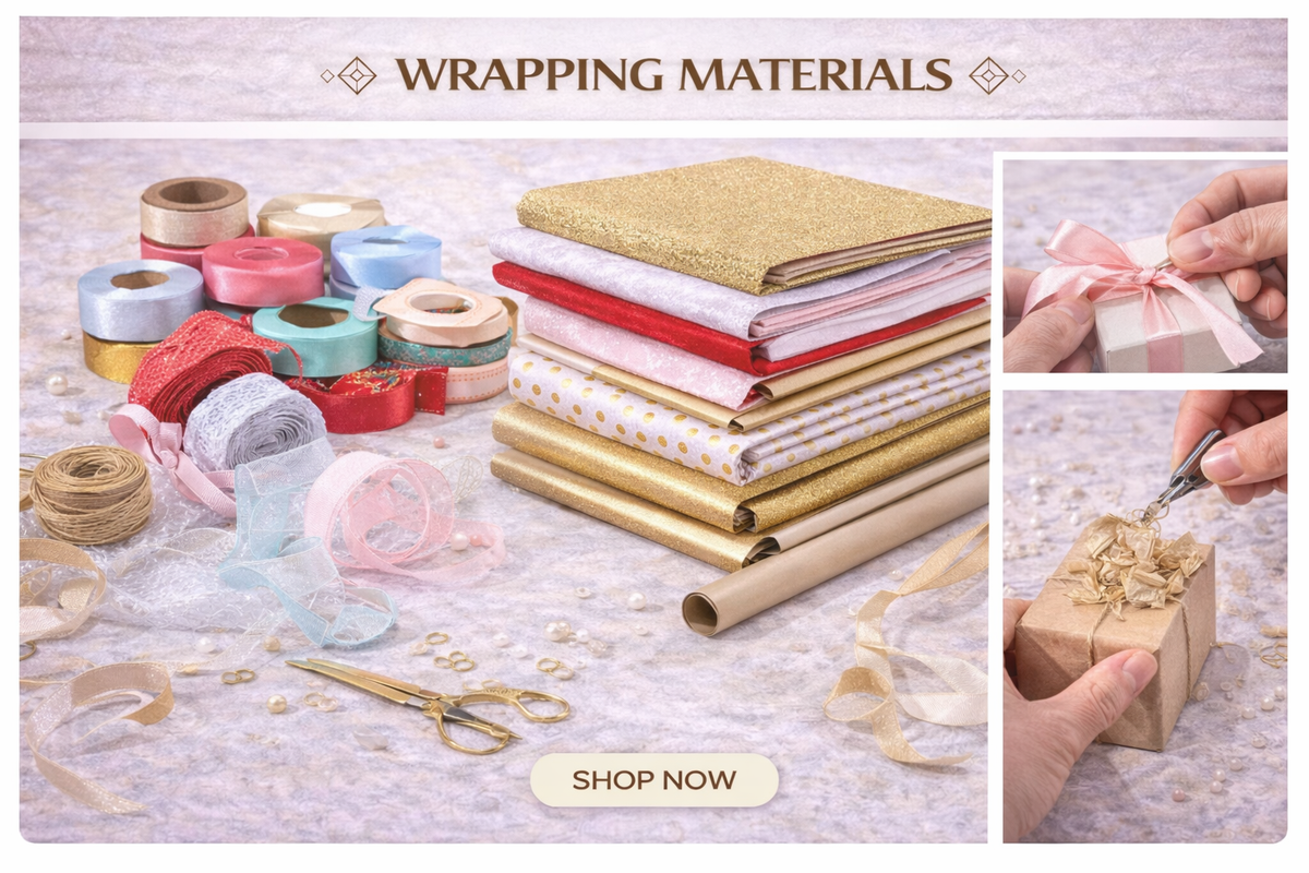 Wrapping Materials Signage WRAPPING MATERIALS – KnowHowArtCraft