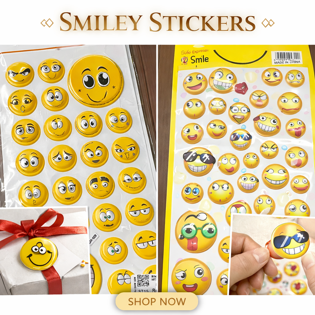 Sticker Smiley Pin SMILEY STICKERS – KnowHowArtCraft