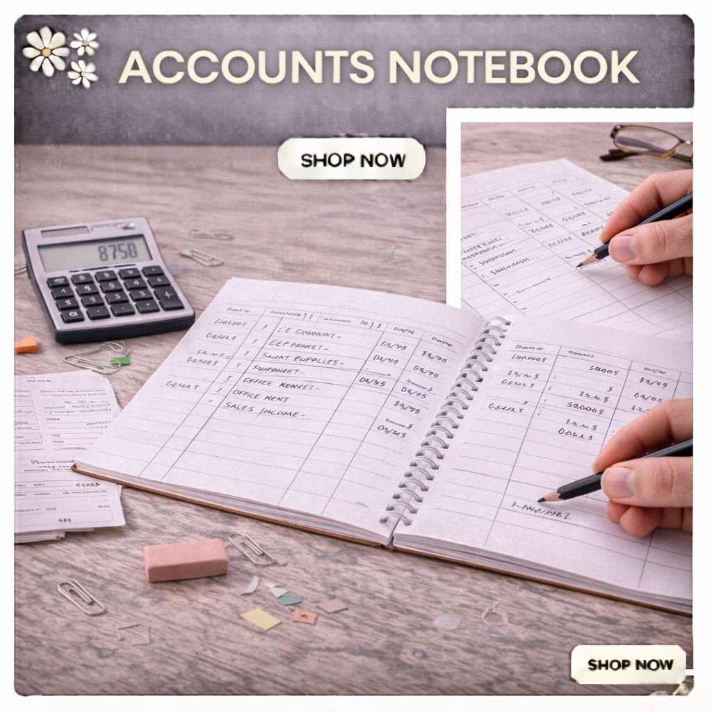 Accounts Note Images ACCOUNTS NOTEBOOK – Tagged