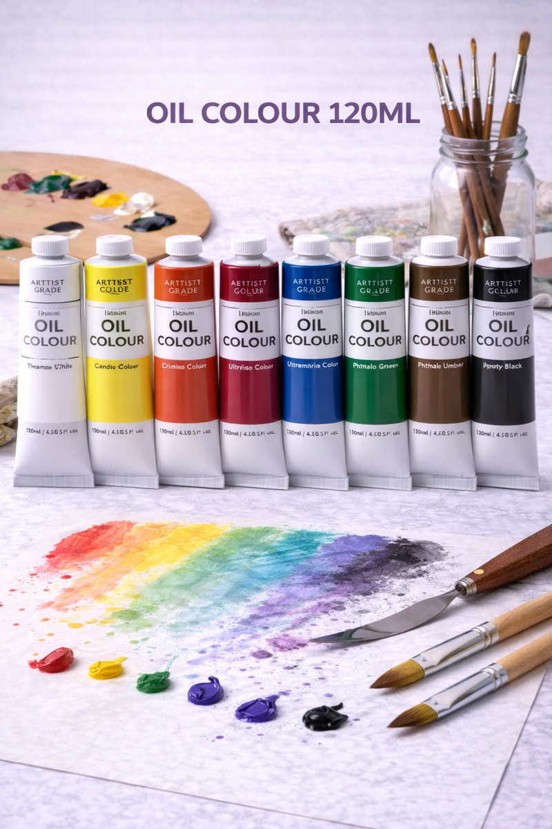 OIL COLOUR 120 ML – KnowHowArtCraft