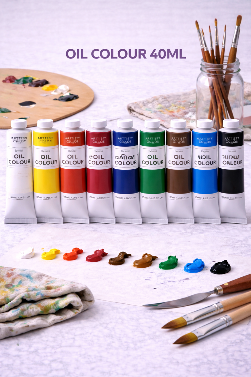 OIL COLOUR 40ML – KnowHowArtCraft