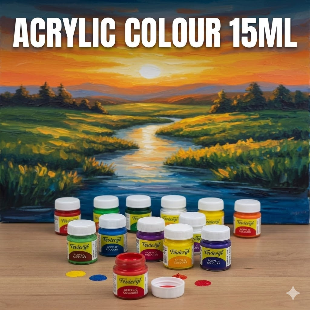 Acrylic colours 15 ml – KnowHowArtCraft