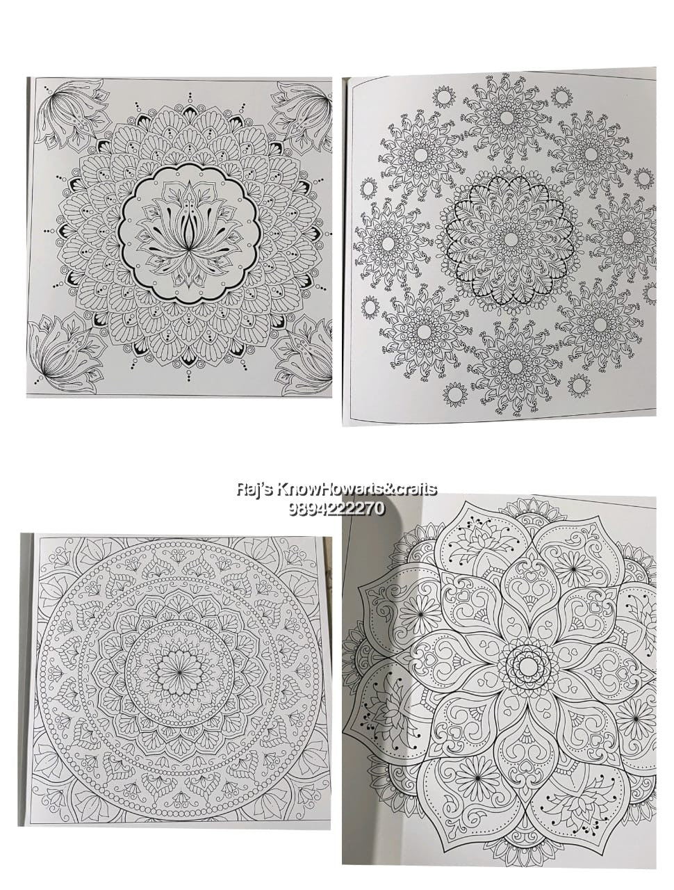 mandala coloring kit