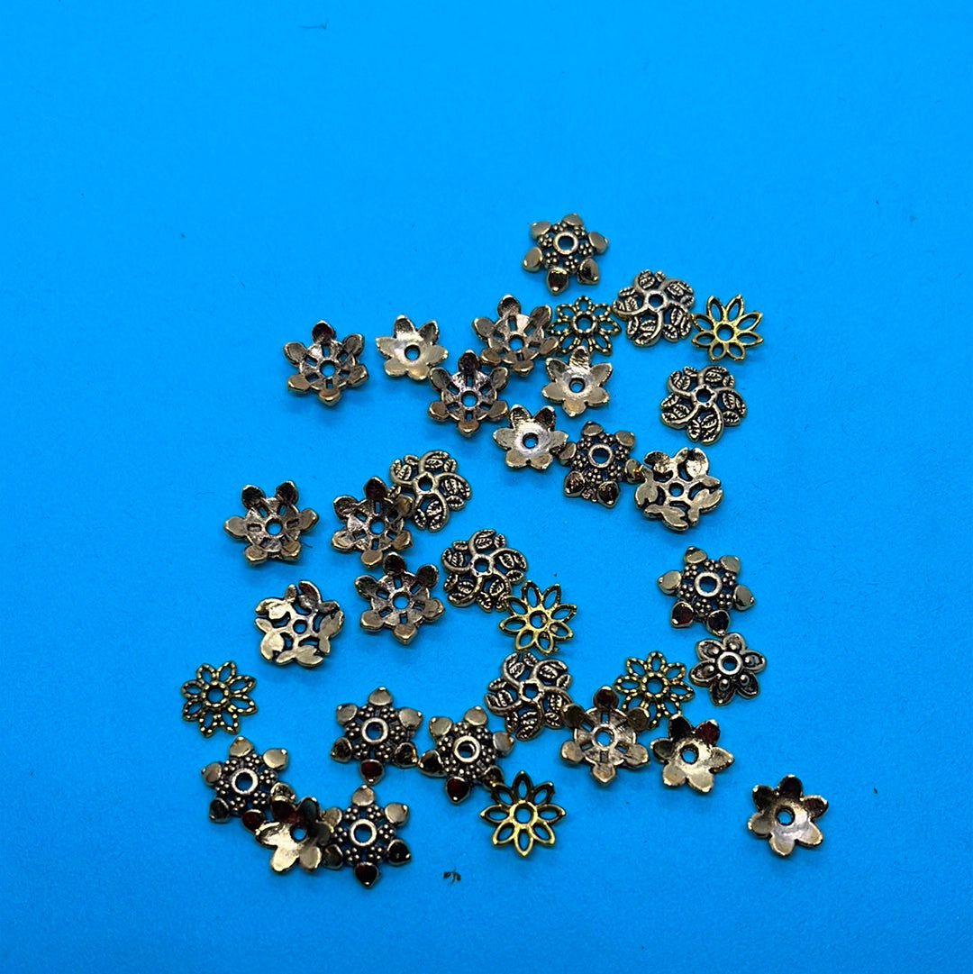 Silver metal  spacer beads more than 25pc