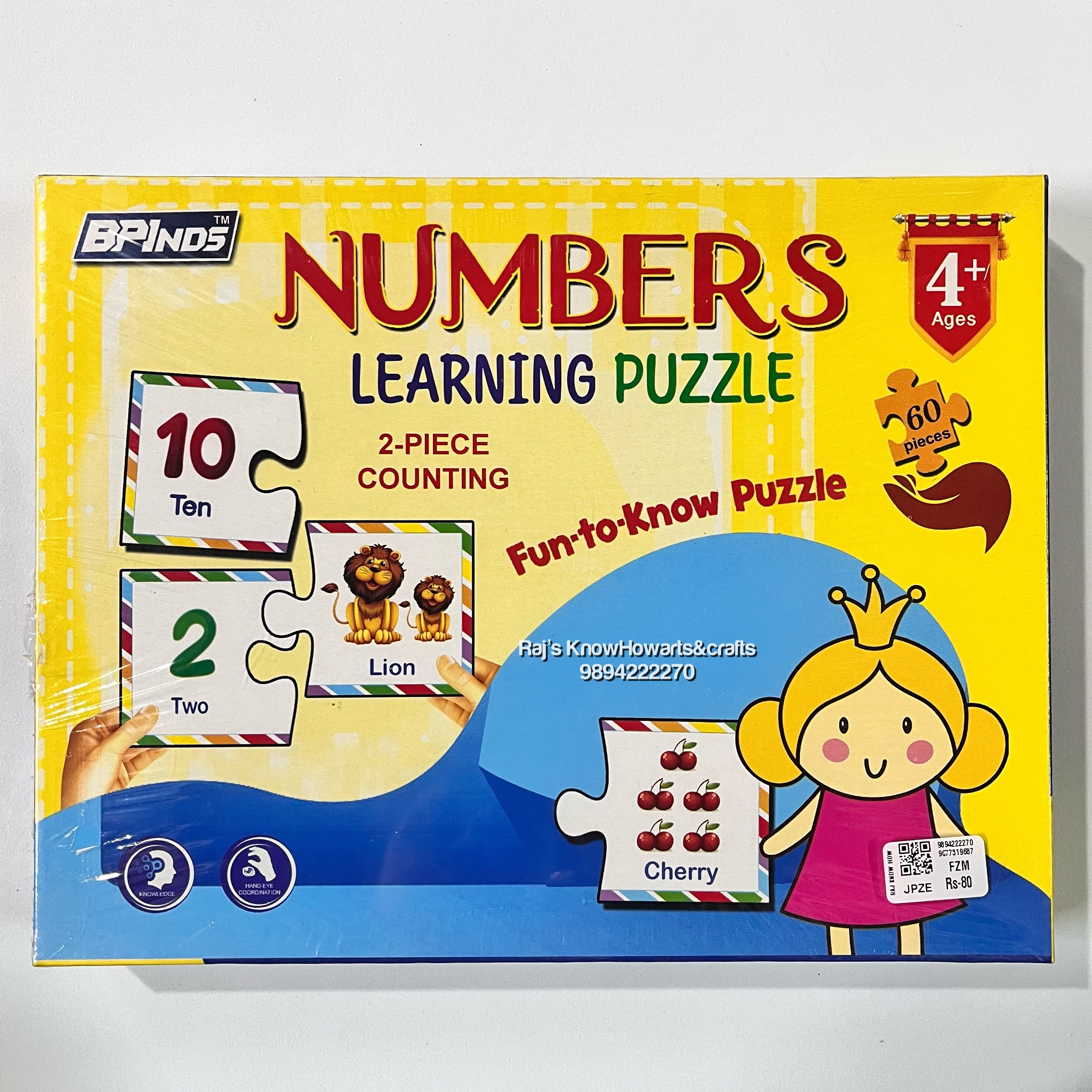 Numbers Learning Jigsaw Puzzle