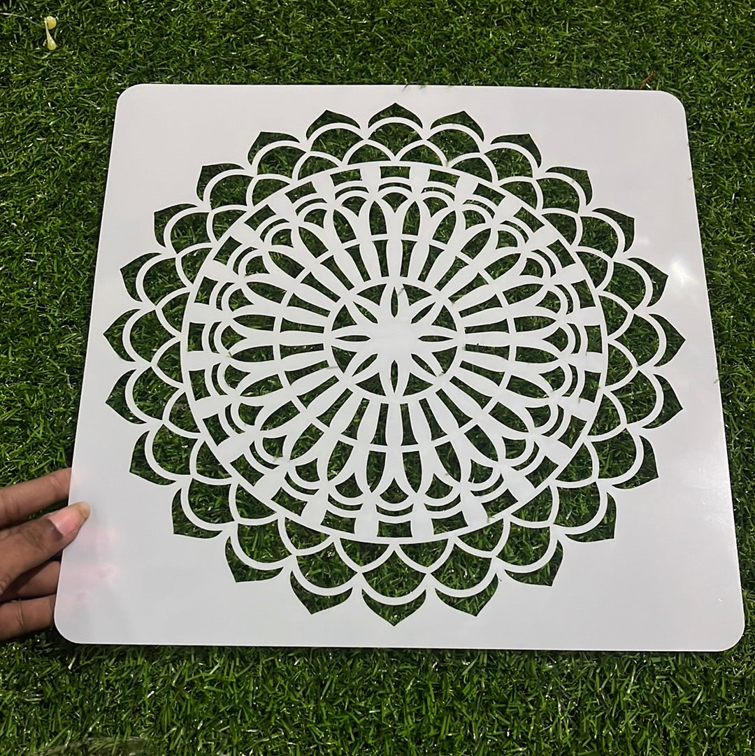 Rangoli stencil design  5