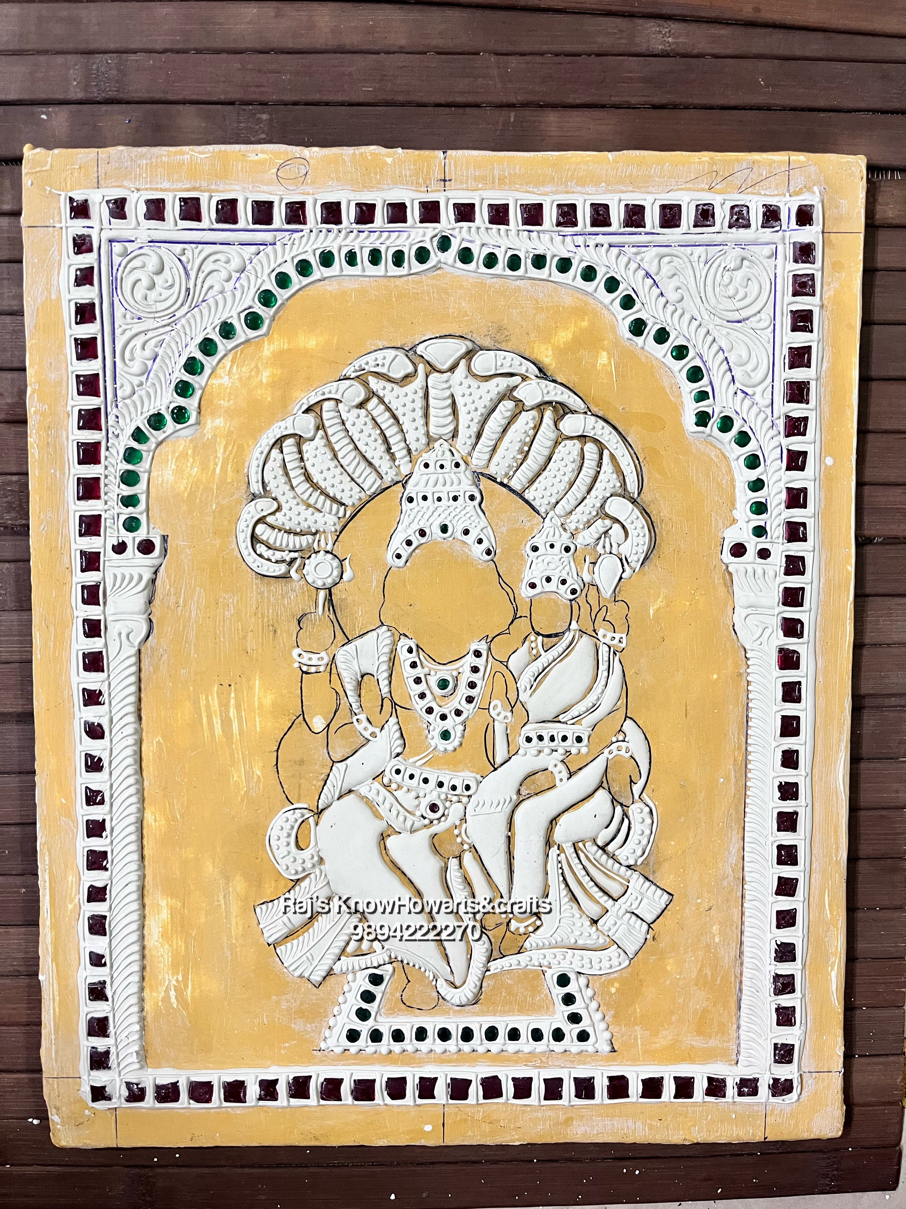 Lakshmi Narashimha Semi finished muck board  10 x 12  -1 board