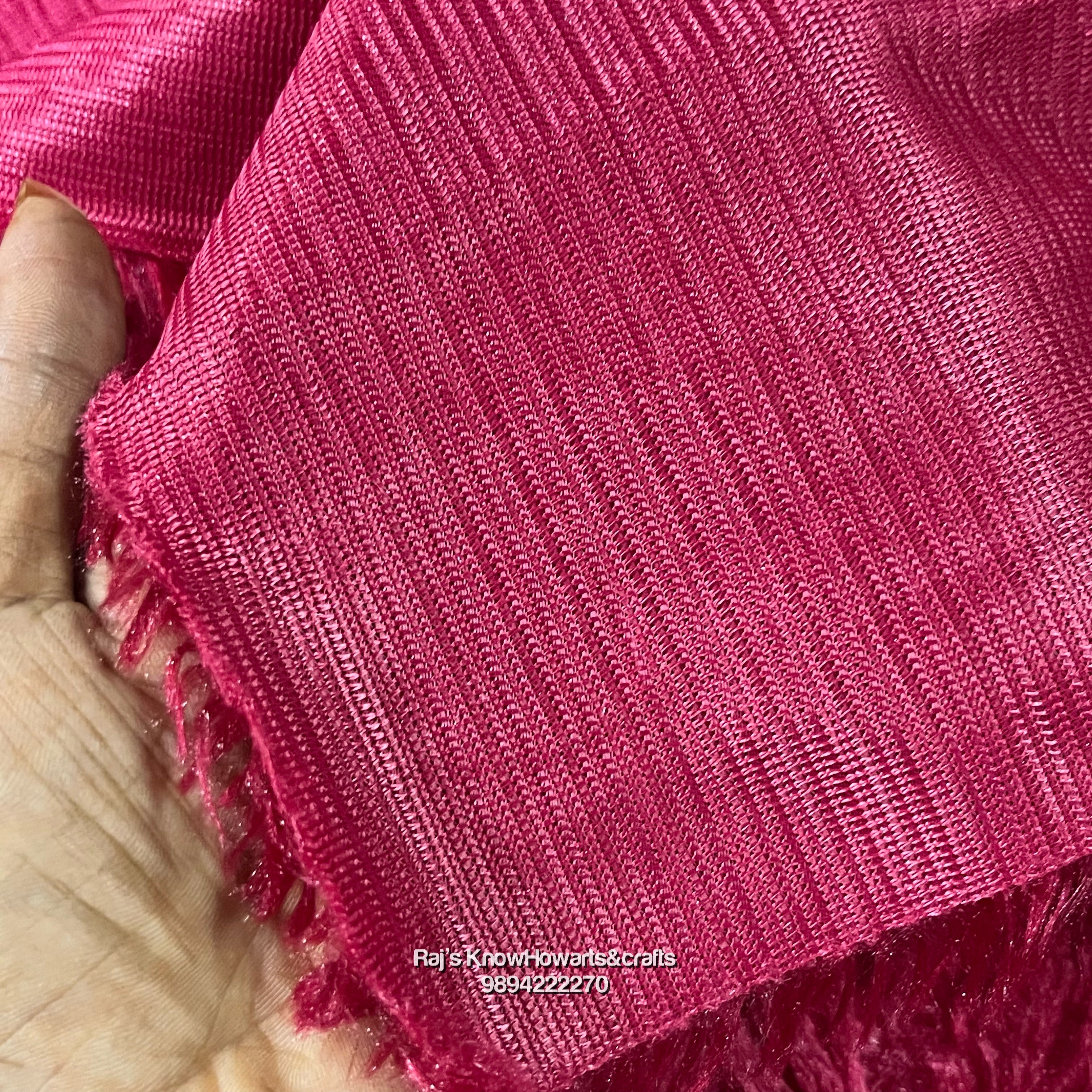 Maroon  fur cloth - 1 meter