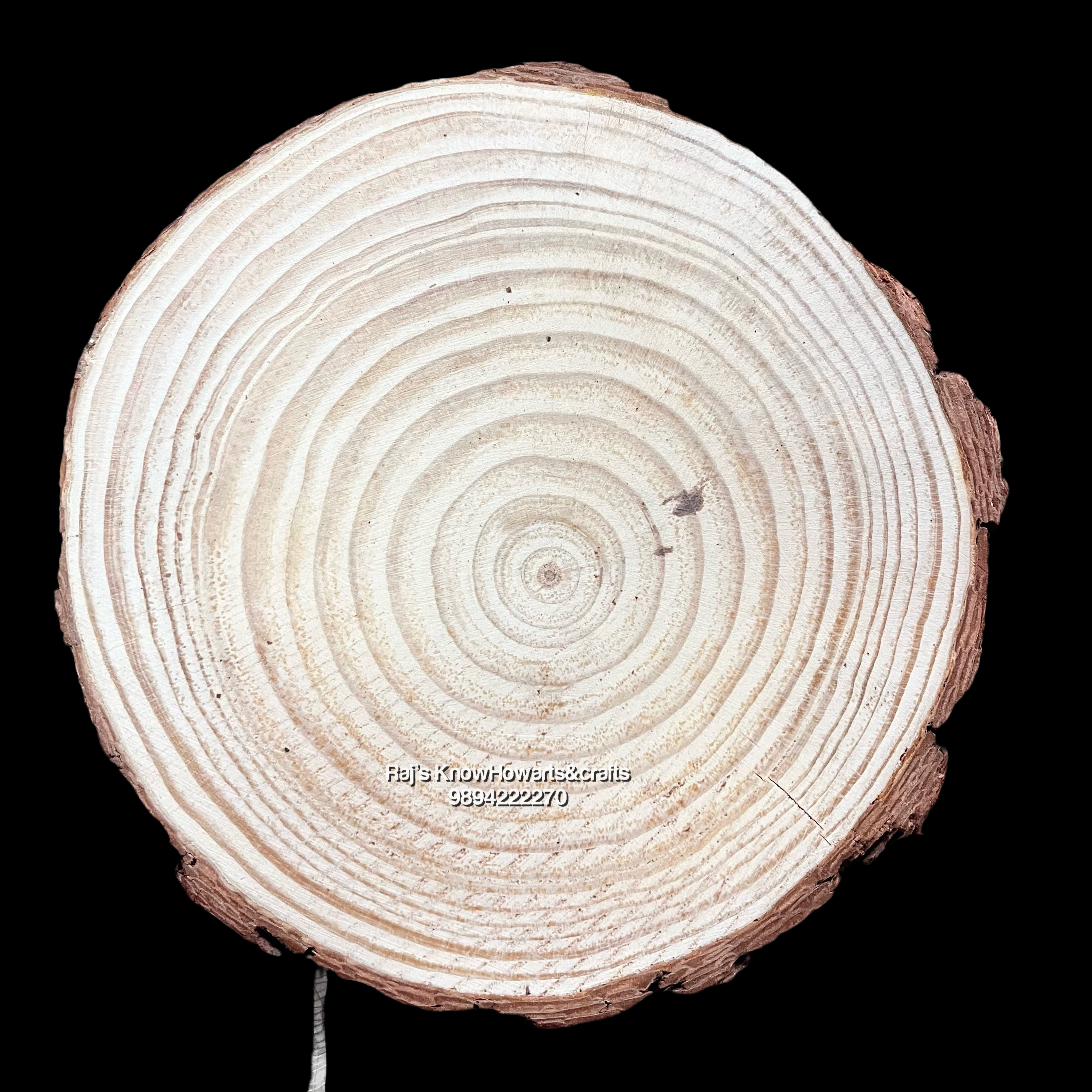 WOODEN SLICE 10 INCH- WS10