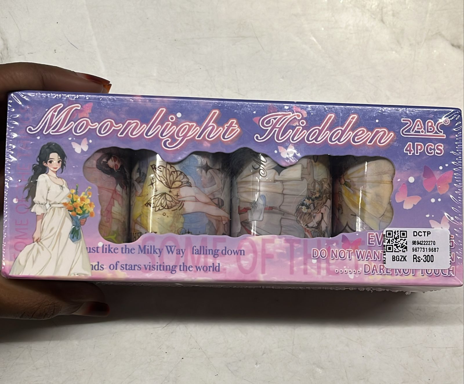 Design journal cello tape assorted 1 design tape-DCTP