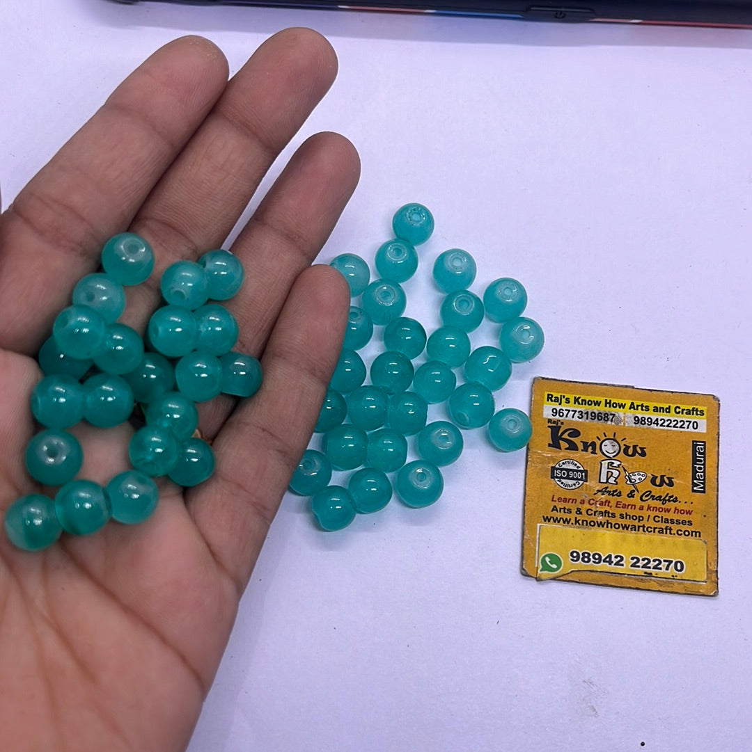 4mm round small beads 50g in a pack