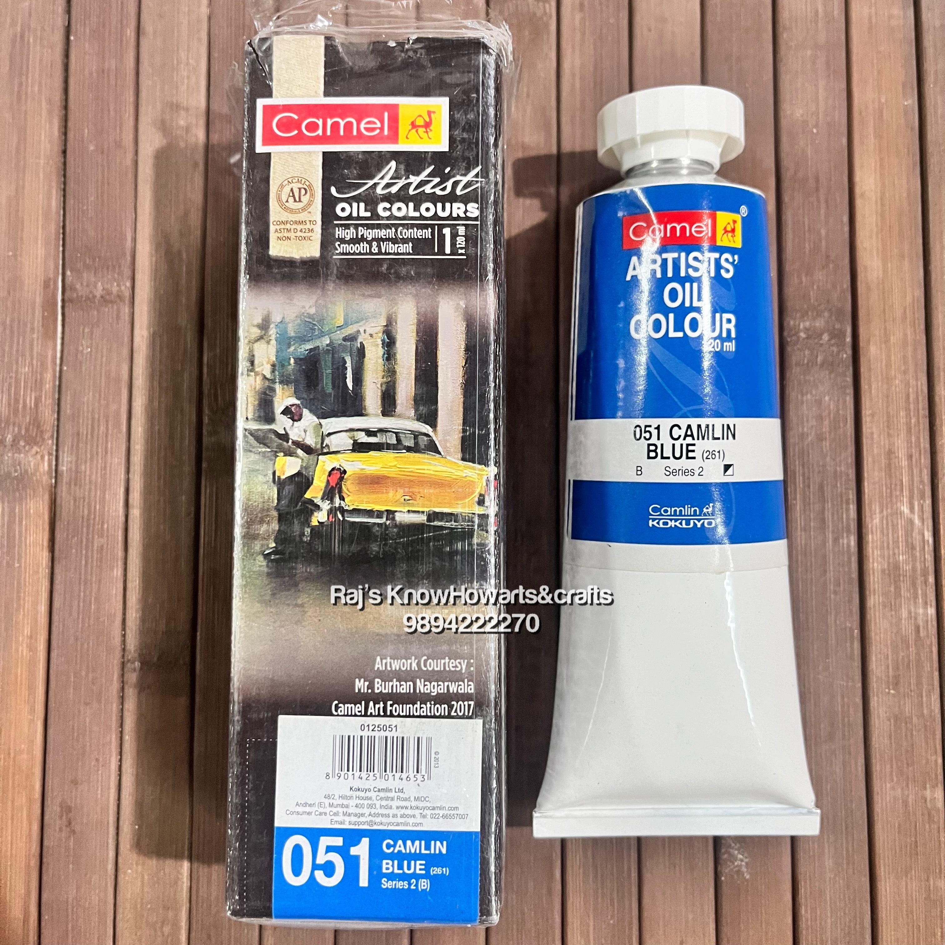 Artist Oil Colours Camlin blue 051 - 120 ml- 1 tube