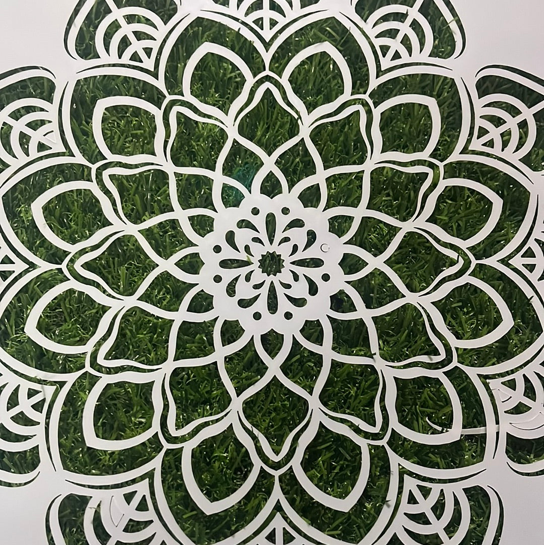 Rangoli stencil design  2