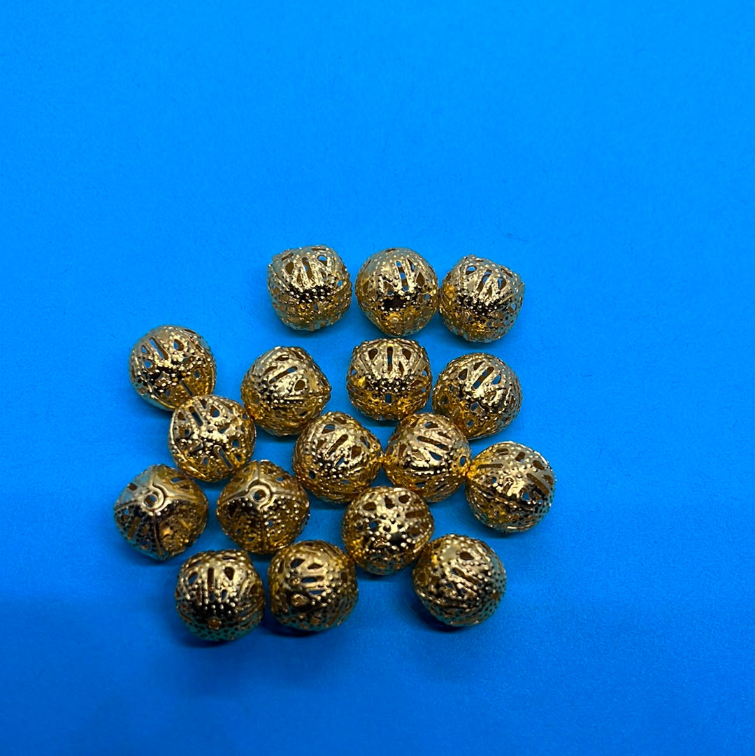 Acrylic brass metal beads more than 25pc