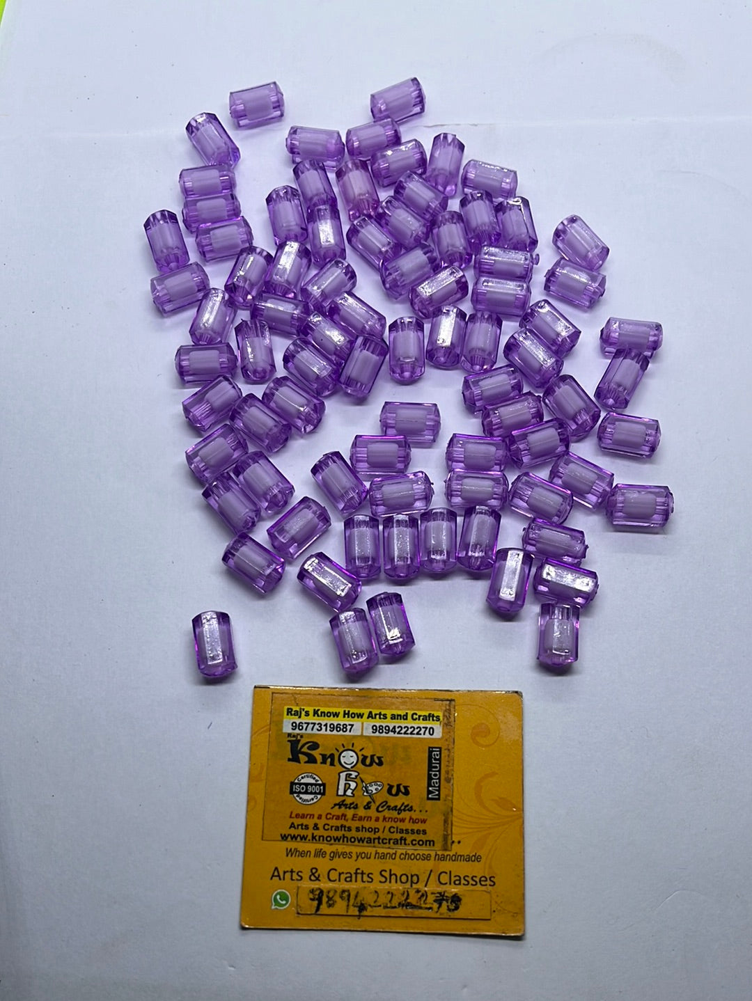 Acrylic  plastic color  small beads -100g 2