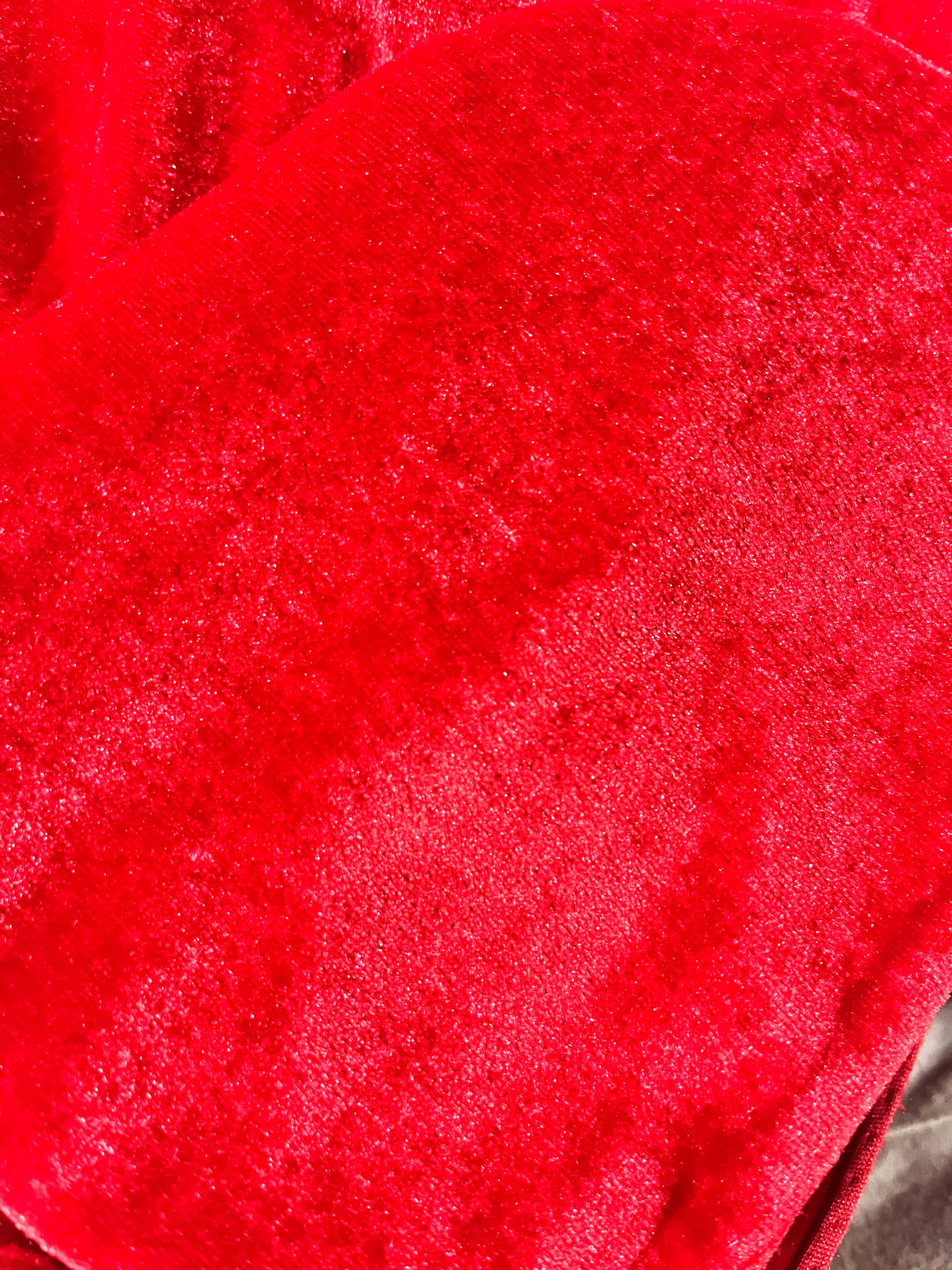 velvet cloth Red - 1 meter