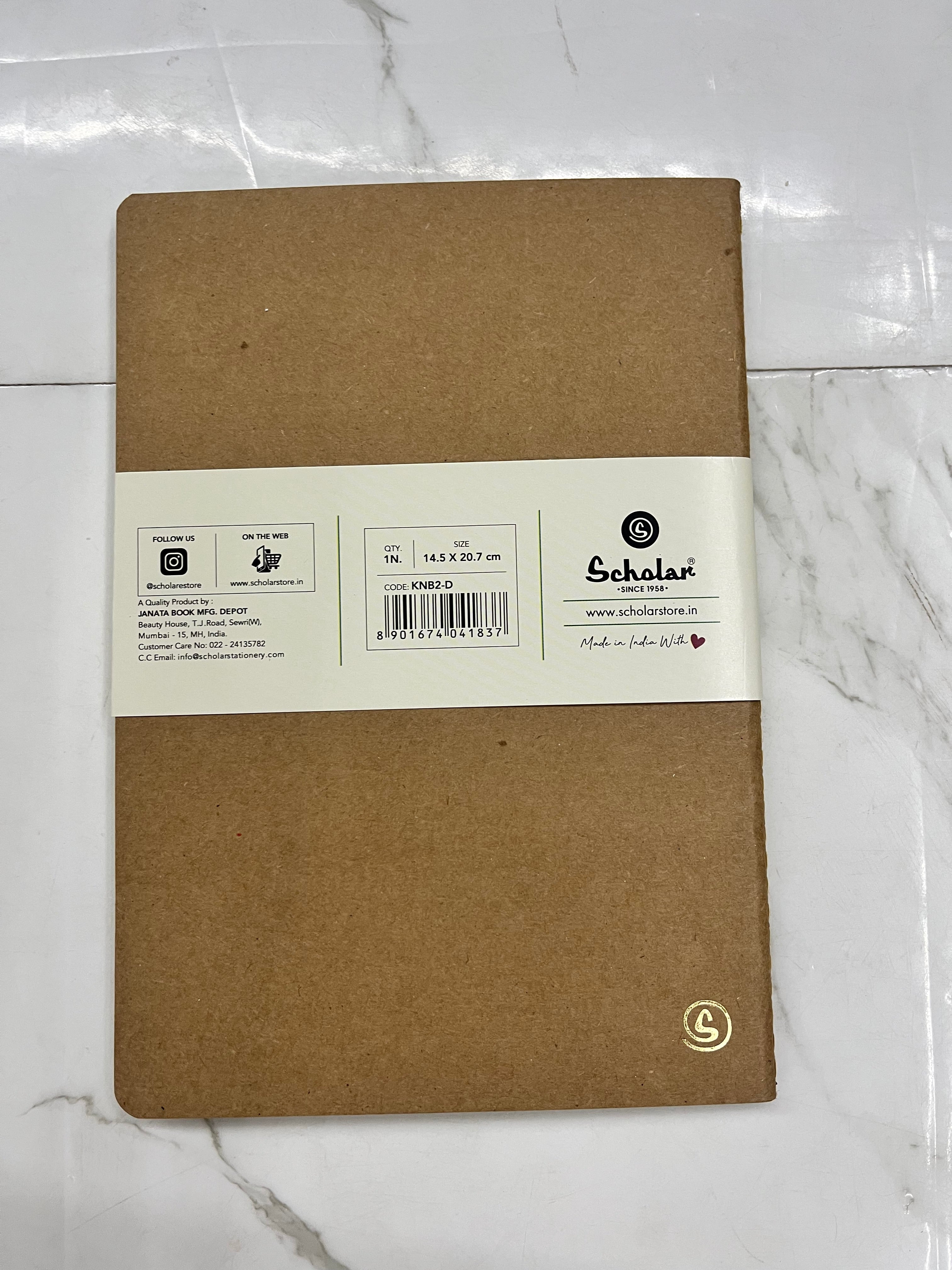 Kraft notebook-A4,A5,A6 grid(KNB3S)