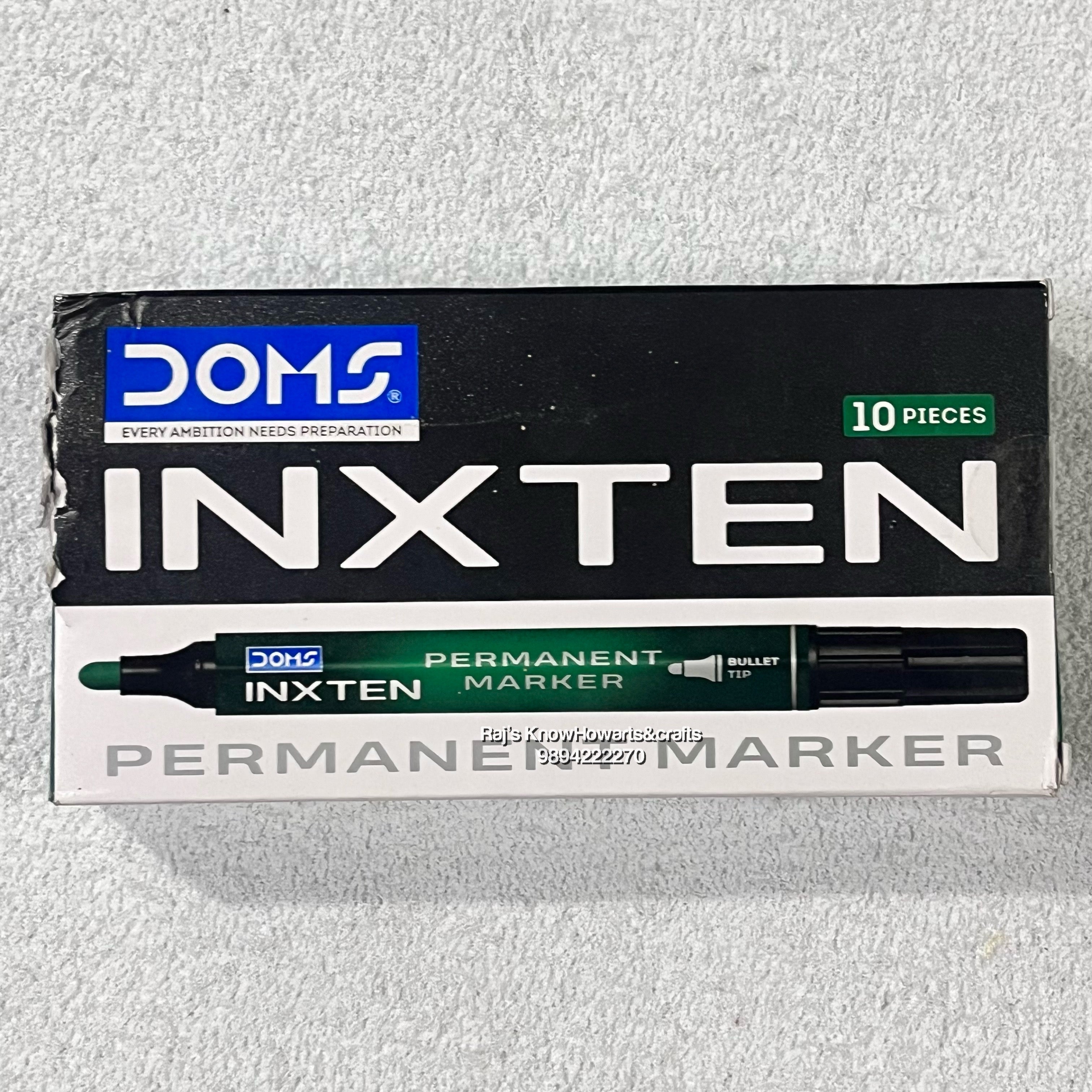 Doms Inxten permanent marker Green - 2 pc