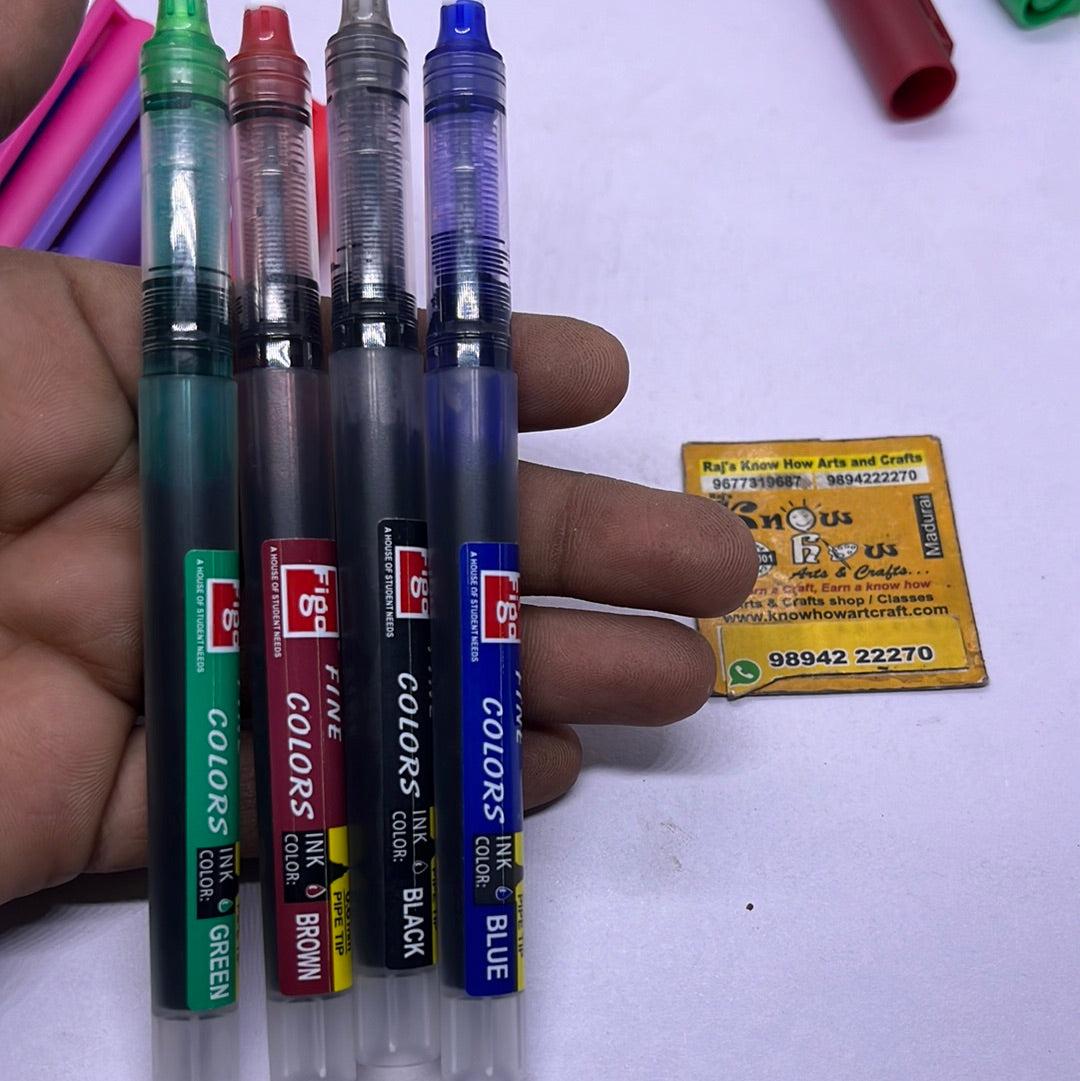 Figo Fine multi colour pen 0.6mm 10 nos