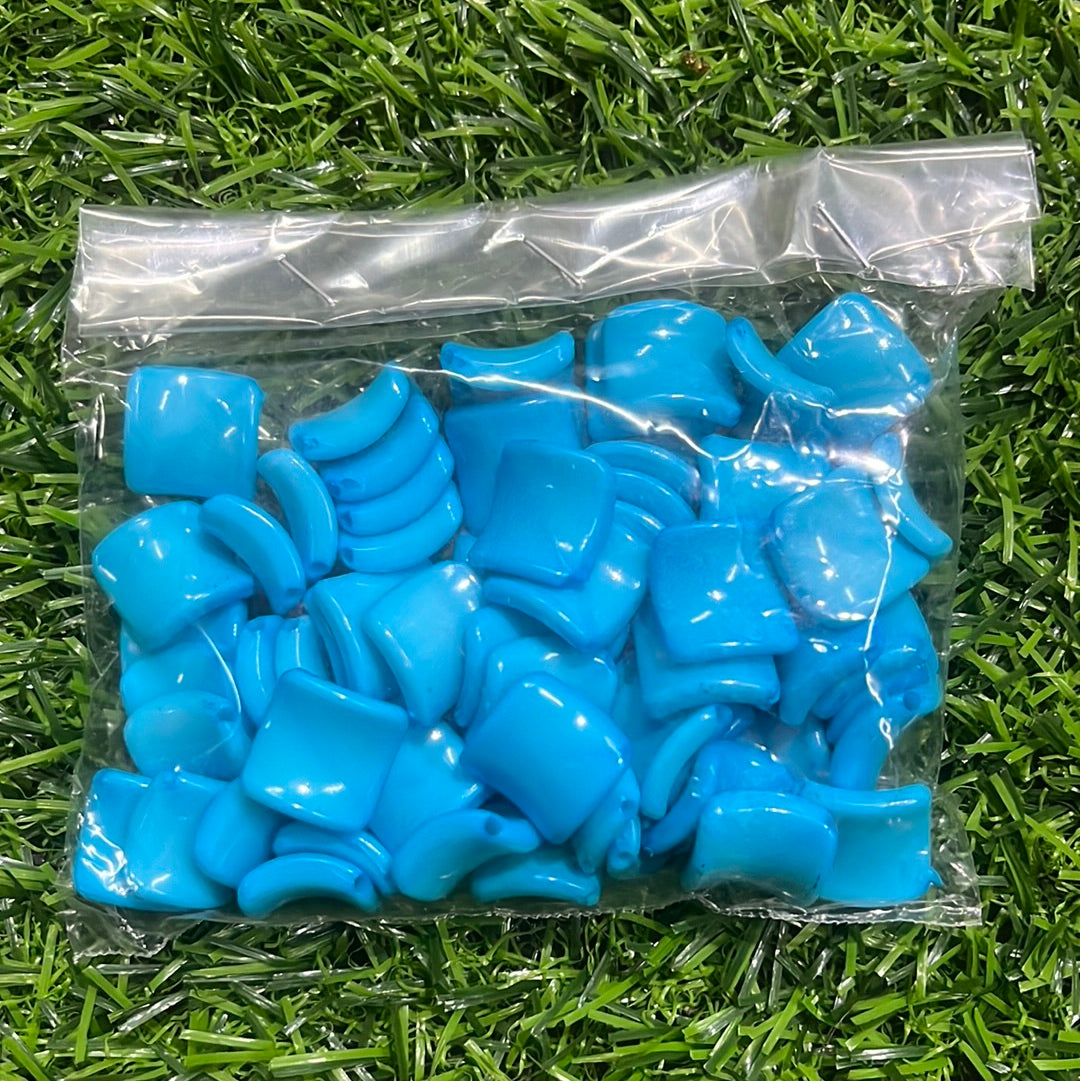 Blue Plastic Bead-50g