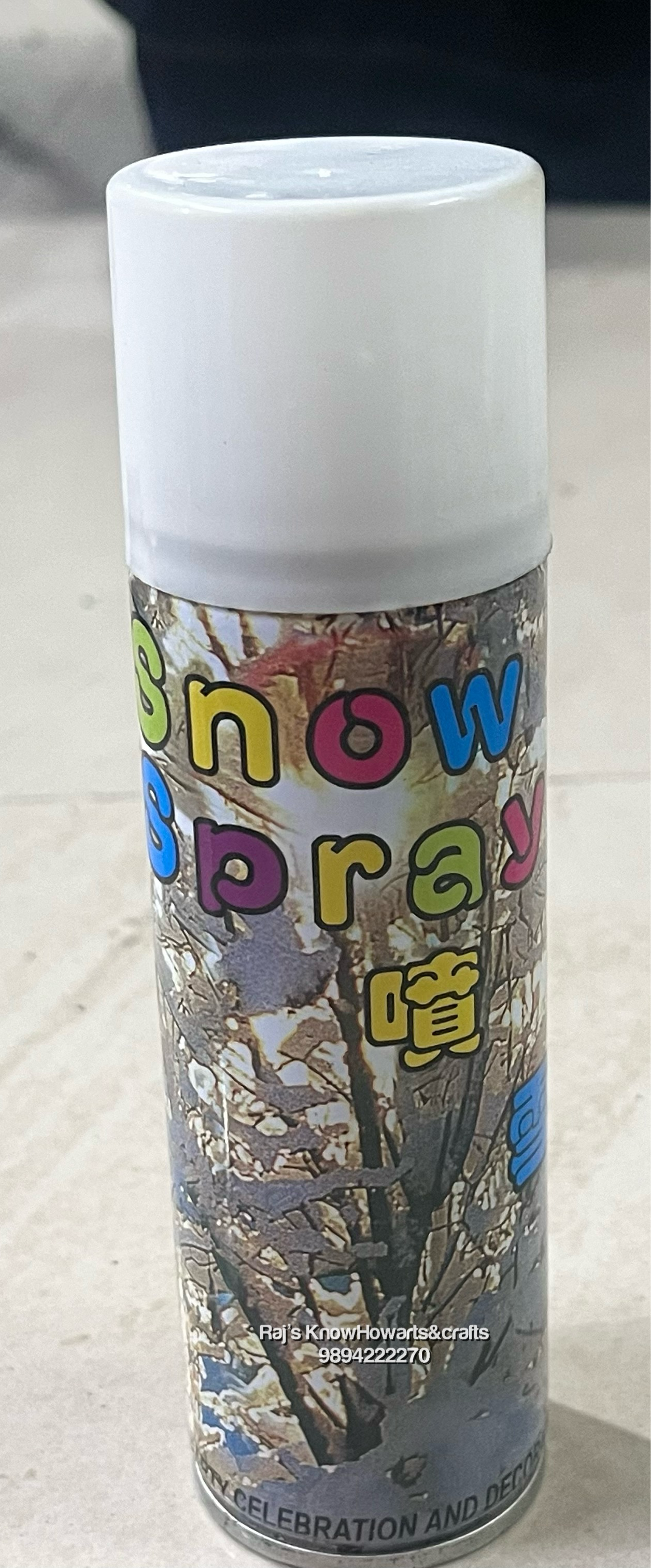 Snow spray