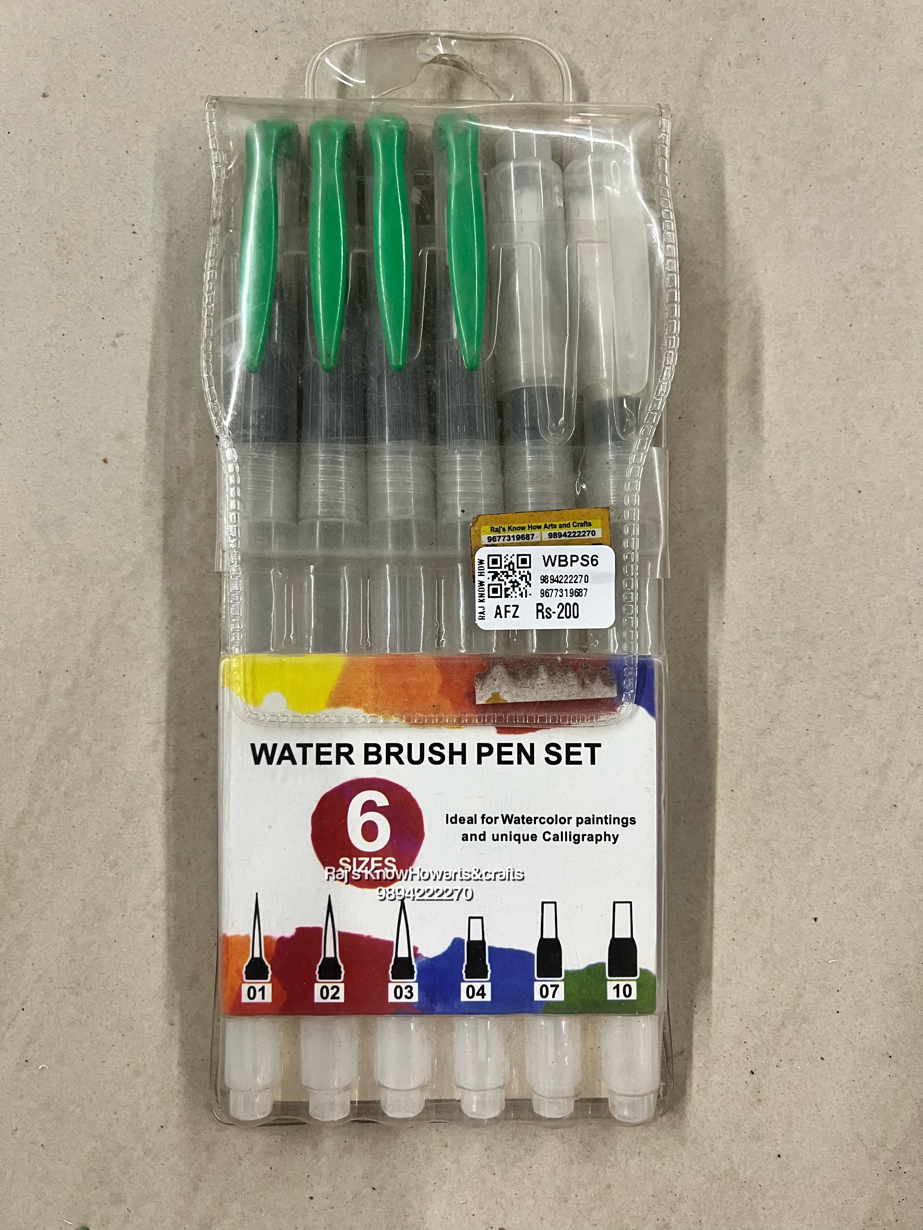 Water brush pen Set  - WPBS6