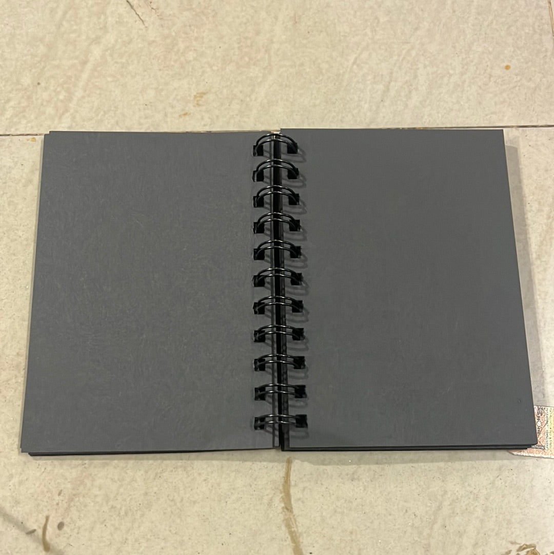 Black book  A6 80 sheets