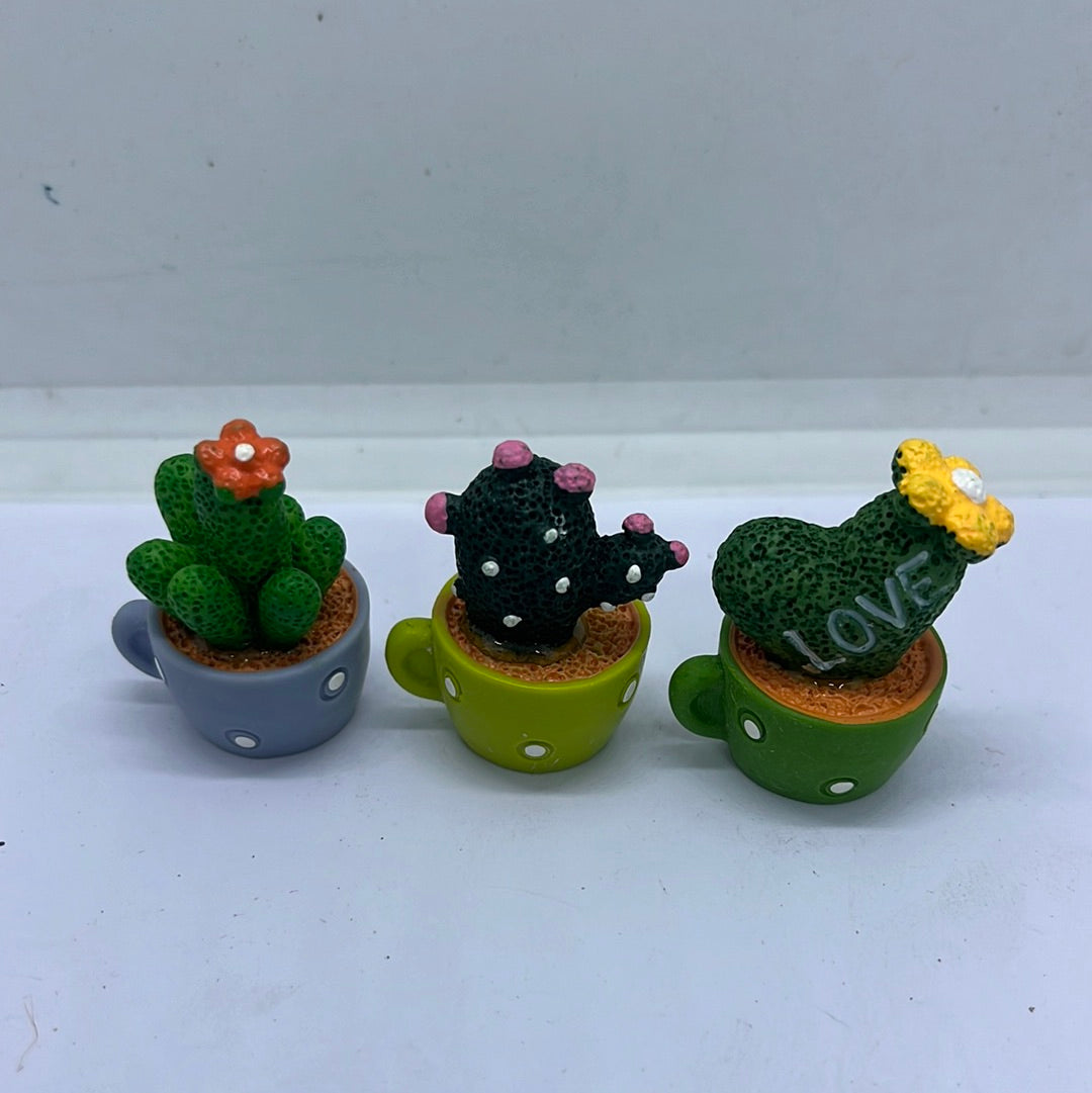 Miniature Artificial plant pots pack of 4