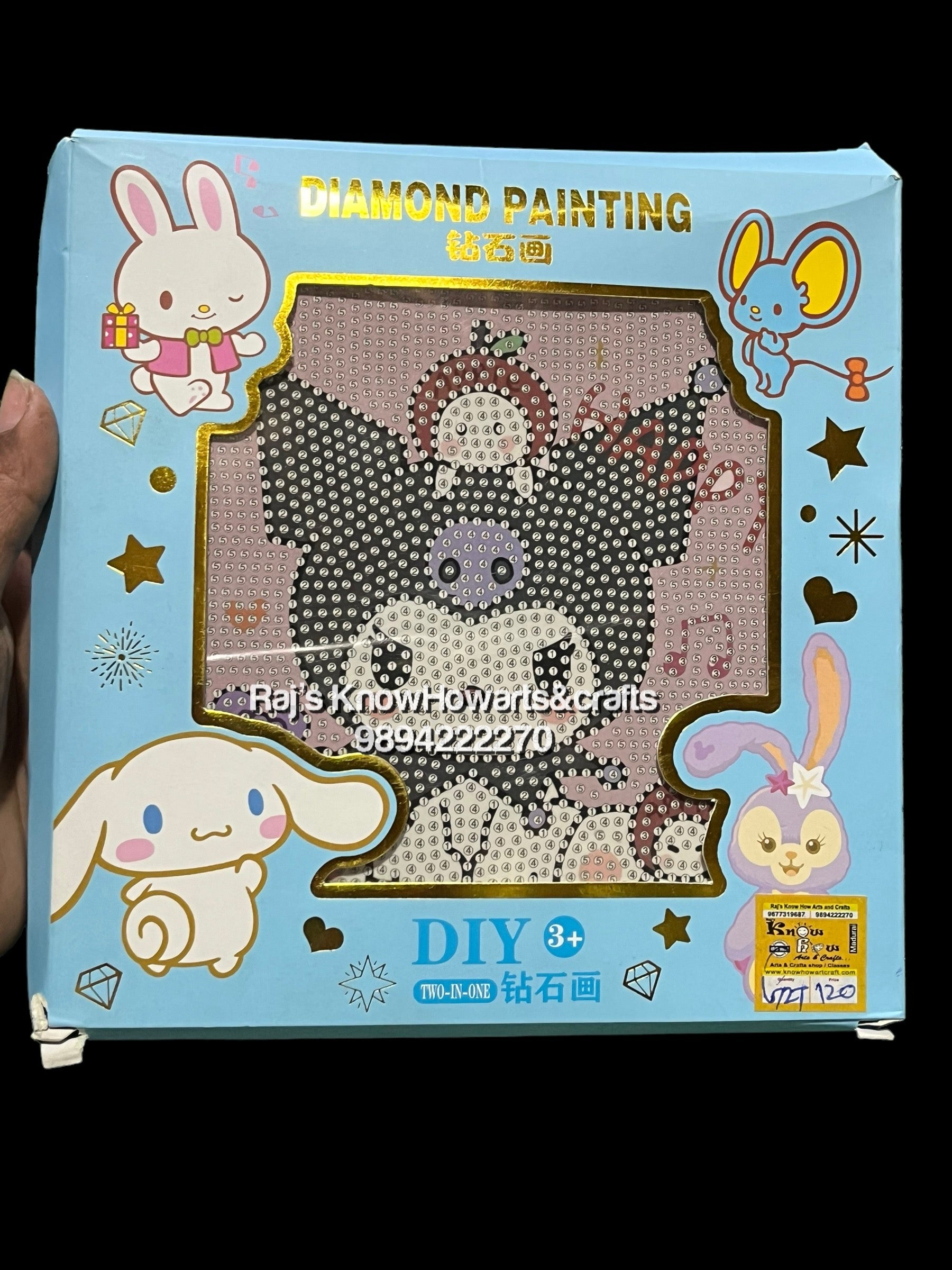 Diamond painting diy kit 2 in 1